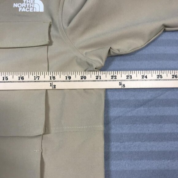 The North Face Jacket Mens Medium Khaki Willow Stretch Full Zip Pockets - Picture 7 of 13